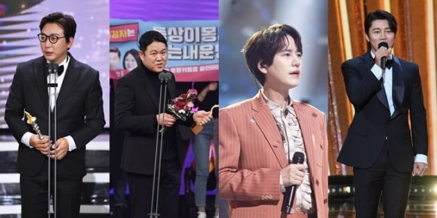 탁재훈(왼쪽부터), 김구라, 규현, 음문석이 SBS 새 예능 '티키타카' MC를 맡았다. / 사진제공=SBS