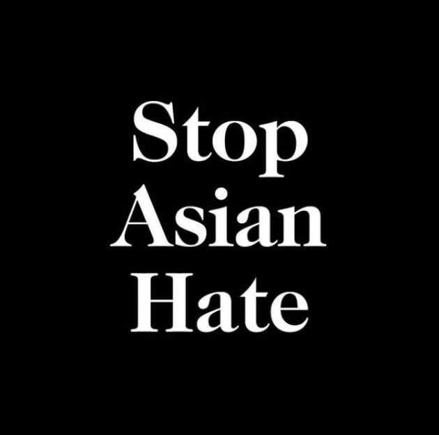 SNS서 확산 중인 'Stop Asian Hate'/ 사진=인스타그램