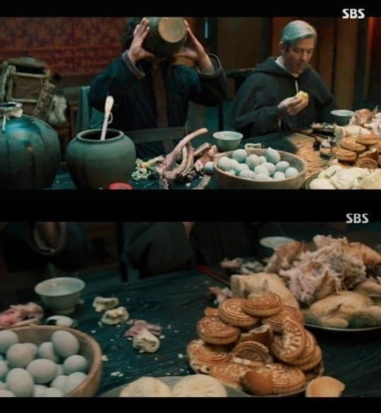 '조선구마사' 문제의 장면/ 사진=SBS 캡처