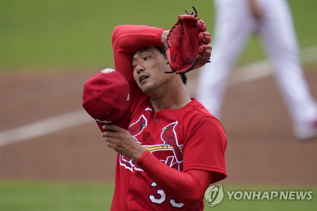 김광현, 19일 만의 실전서 연속 3루타 맞고 2이닝 2실점 패전(종합)