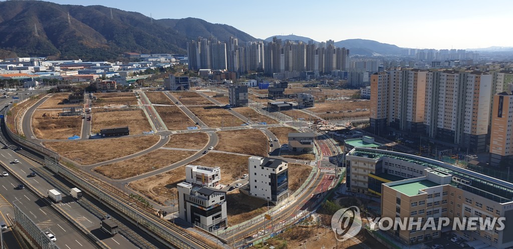 734억 투입 울산 매곡중산지구 도시개발사업 준공