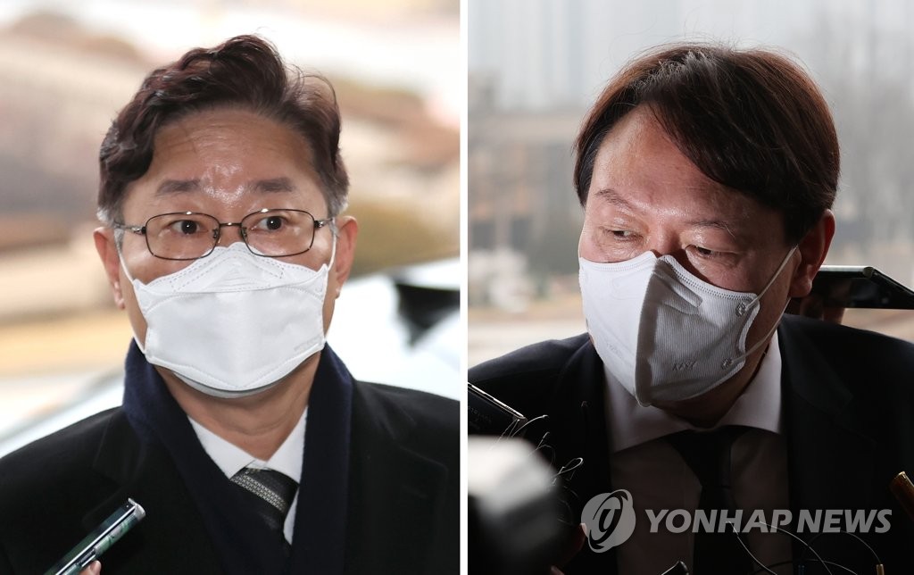 박범계 법무부 장관 "윤석열 사의 안타깝다"(종합2보)