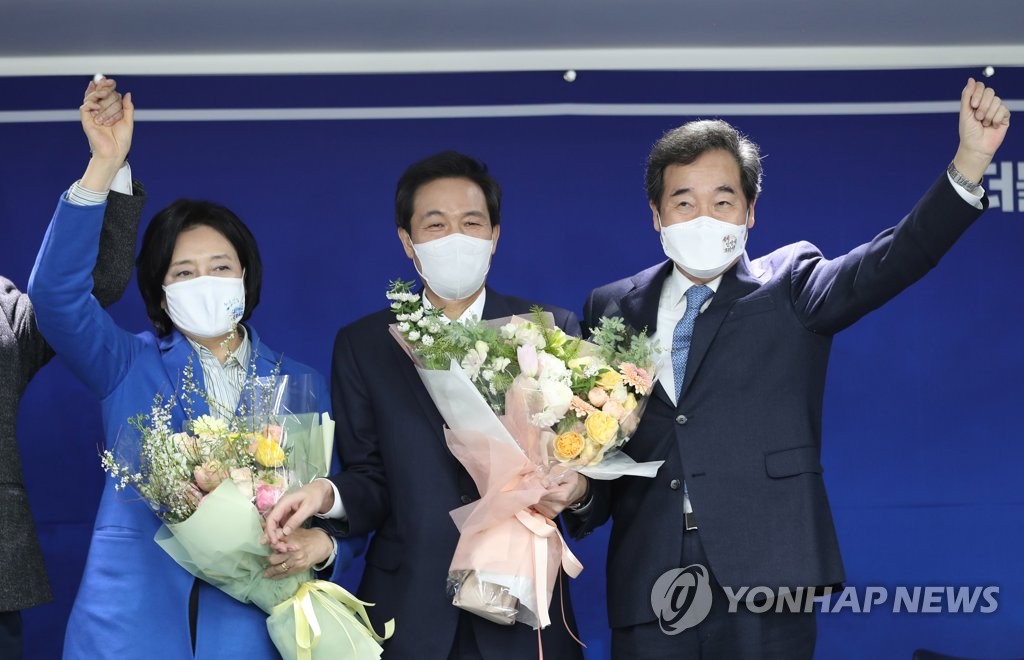 본선경쟁력이 갈랐다…박영선, 3수끝 서울시장 '본선티켓'