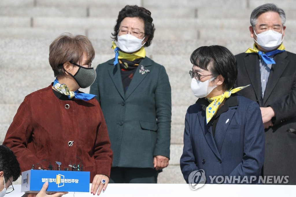 열린민주 "감 떨어지길 기다리냐"…與에 단일화 압박