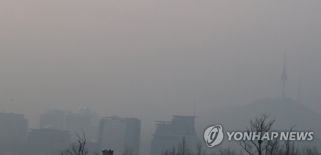 전국 대부분 지역 미세·초미세먼지 '나쁨'…15일까지 계속