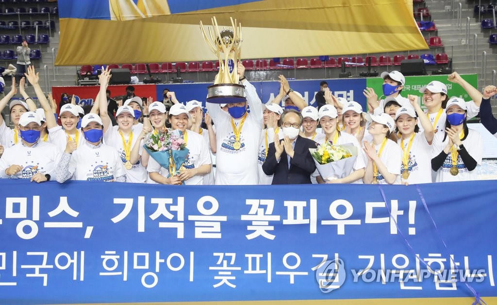 삼성생명, 작년 꼴찌에서 올해 기적 같은 우승…MVP 김한별(종합2보)