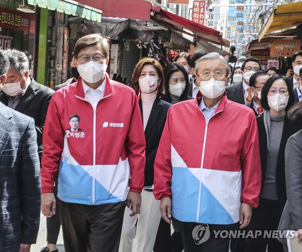 국민의힘, 공식 선거운동 첫 주말 'PK 총력전'