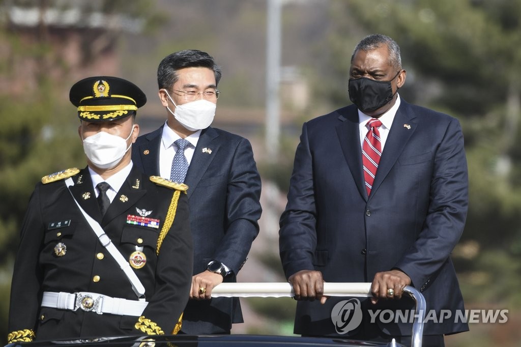 한미 국방 "한미일 협력 중요"…미 "북·중 전례없는 위협"(종합2보)