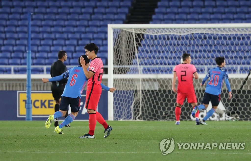 무기력에 속 터진 한일전…벤투호 0-3 완패에 유효슛 1개 치욕(종합)