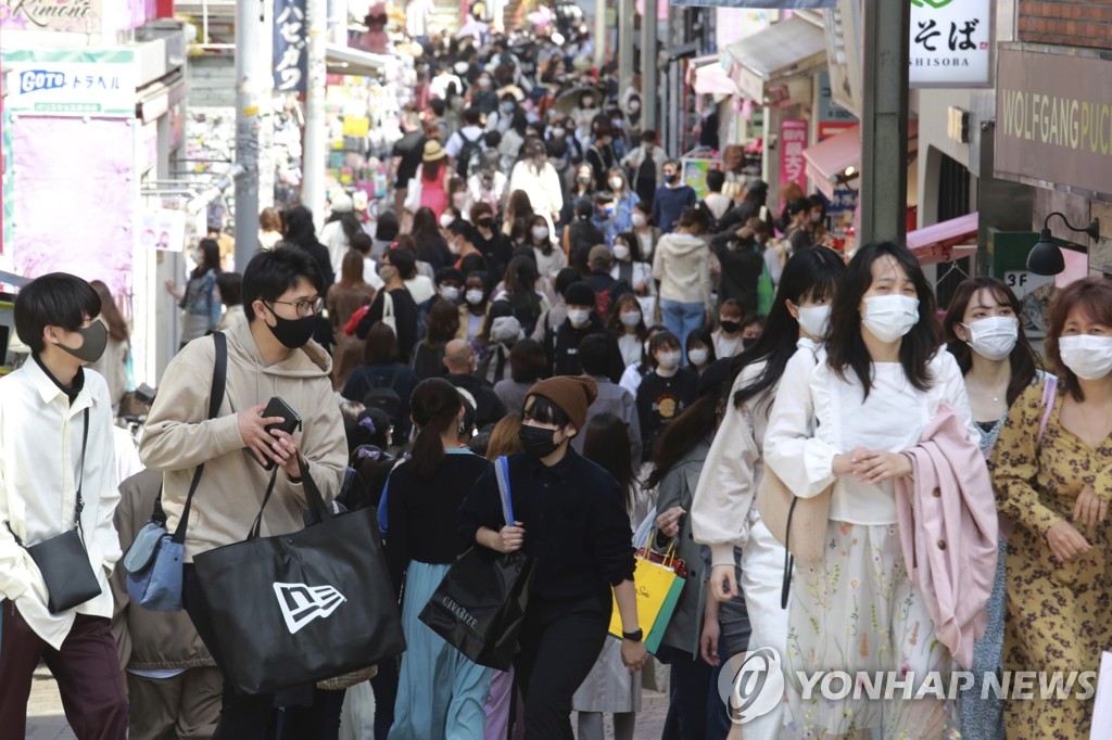 일본 코로나 신규 확진 2천800명대…오사카부 599명