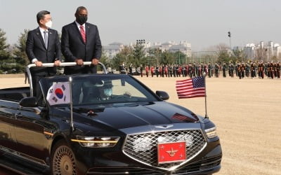 [속보]美국방 "중국·북한 위협…한미동맹 어느때보다 중요"