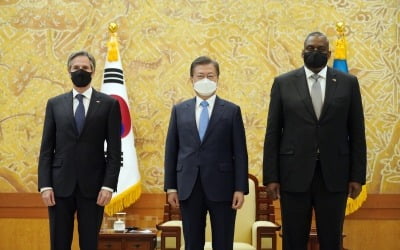 美 국무장관 "국무·국방 첫 순방지 한국행은 우연 아냐"