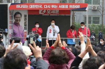 '박영선 안방' 구로 찾고 安과 마무리 인사…오세훈의 둘째날 [종합]