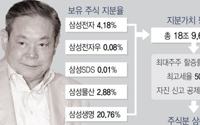 故이건희 회장 상속세 미술품으로? 정부, 물납제 도입 건의 검토