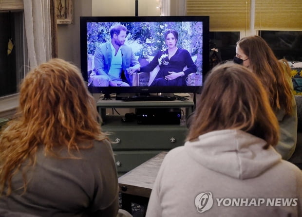 마클 인터뷰 미국서 1710만명 시청…"주요 스포츠 경기급"