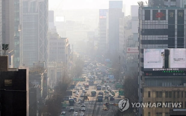 초미세먼지 14일까지 수도권·충청권 등 중심으로 '나쁨' 계속