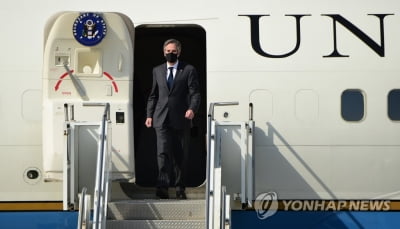 미 국무장관 1박2일 방한 일정 마치고 알래스카로 출국(종합)