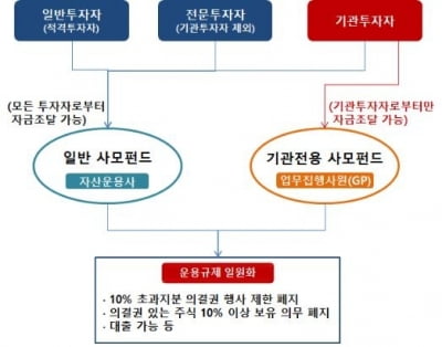 사모펀드 분류 '일반-기관전용' 이원화…일반투자자 보호 강화