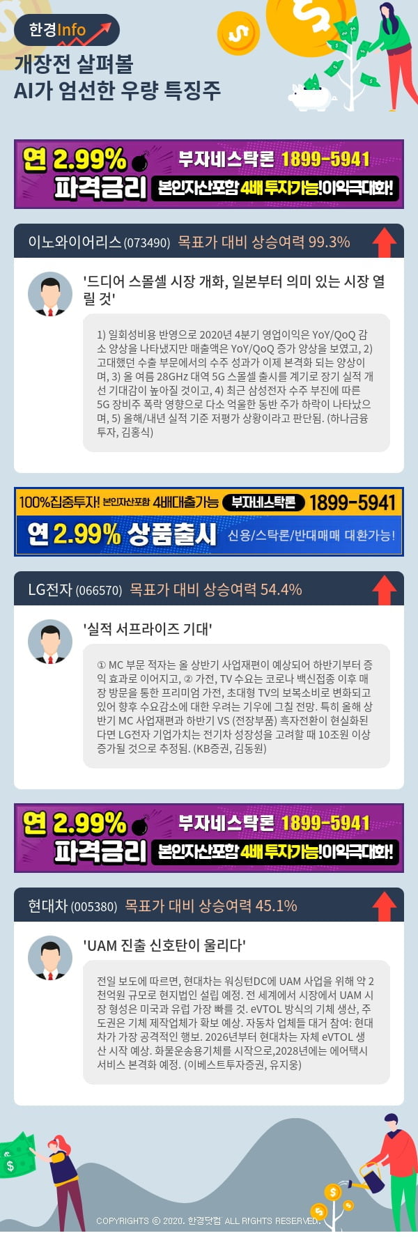 [포커스]개장전 살펴볼 AI가 엄선한 우량 특징주