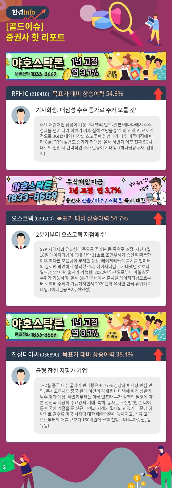 [골드이슈] 증권사 핫 리포트