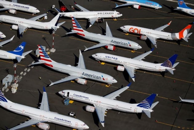 보잉이 제작한 각국 항공사 항공기 모습 사진 로이터