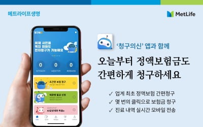 정액보험금도 손쉽게…메트라이프생명, 간편청구 서비스 개시