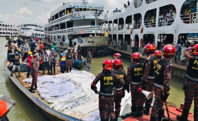 "봉쇄령 때문에 떠나다가" 방글라데시 여객선 전복…26명 사망