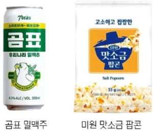 곰표 밀맥주·미원 팝콘…편의점 '인싸템' 된 장수 브랜드