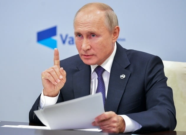 블라디미르 푸틴 러시아 대통령/사진=AP
