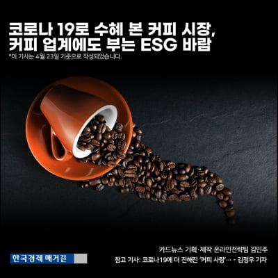 [영상뉴스] 코로나 19로 수혜 본 커피 시장,커피 업계에도 부는 ESG 바람