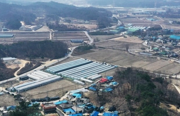 용인 반도체단지가 들어설 경기도 용인 처인구 원삼면 일대. 연합뉴스.