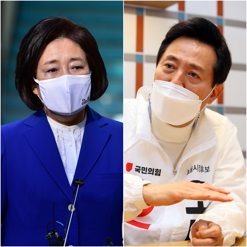 KBO, 박영선·오세훈 서울시장 후보에 야구 인프라 개선 요청