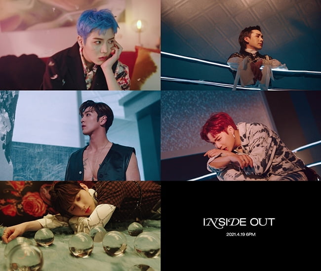 뉴이스트, 타이틀곡 ‘INSIDE OUT’ MV 티저 최초 공개…폭발적인 감정 선사