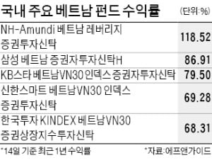 'MSCI 신흥지수 편입' 결정 임박…베트남 펀드 수익률 '고공비행'