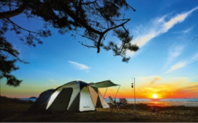 스노우라인, 캠핑용품 1위…유해물질 없는 안전한 텐트