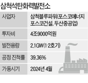 여당·환경단체 반대에…삼척 석탄발전소 무산 위기