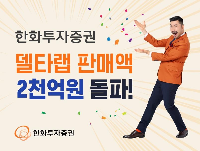 한화투자증권, '델타랩' 판매액 2천억원 돌파