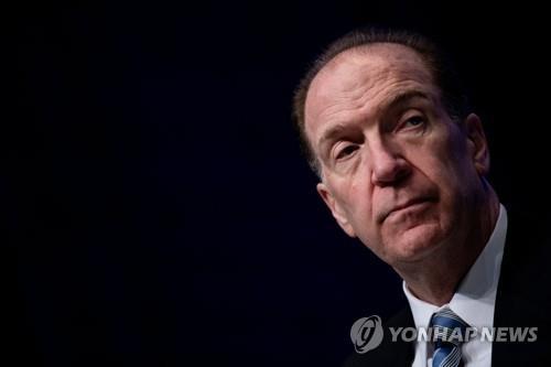 세계은행 총재 "G20, 저소득국 채무상환유예 연말로 연장 기대"