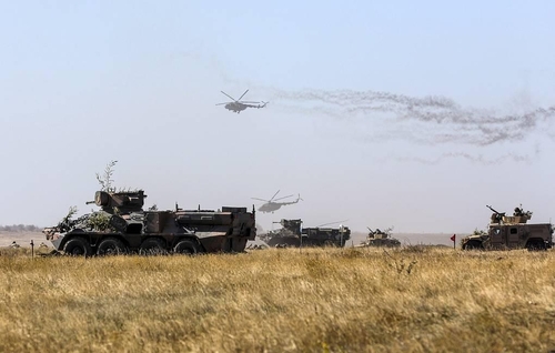 우크라, 러 접경 지역서 군사·對테러 훈련…양측 긴장고조 와중(종합)