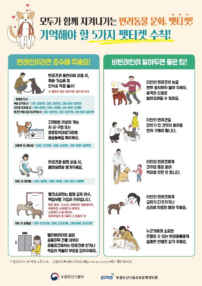 부산시 5∼6월 동물보호법 위반행위 집중 단속