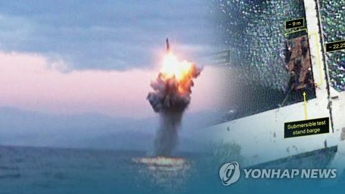 "북, 남포서 SLBM 발사관 추정 물체 배치…전략적 기만일수도"