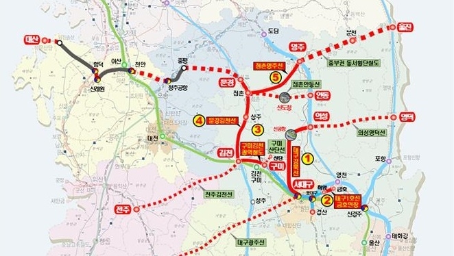 대구∼통합신공항 간 철도 생긴다…광역경제권 구축