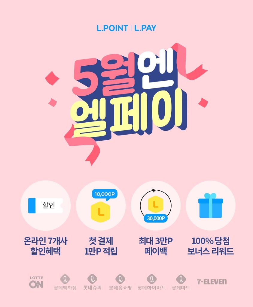 롯데멤버스, 롯데 10개 유통사와 엘페이 결제 할인·포인트 행사