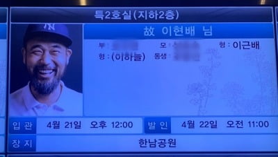 故 이현배, 슬픔 속 발인식…"잘가, 현배야" 동료의 외침