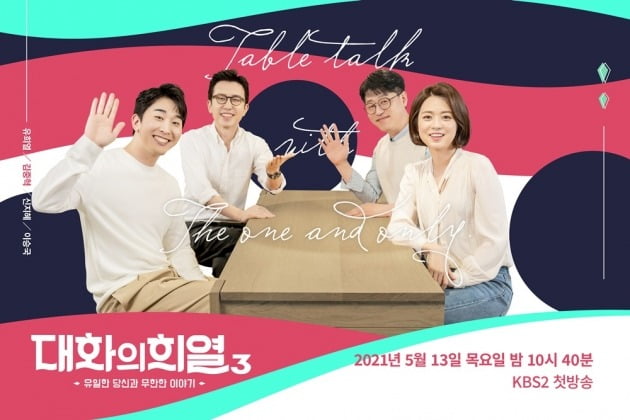 '대화의 희열' 시즌3가 5월 13일 첫 방송된다. / 사진제공=KBS