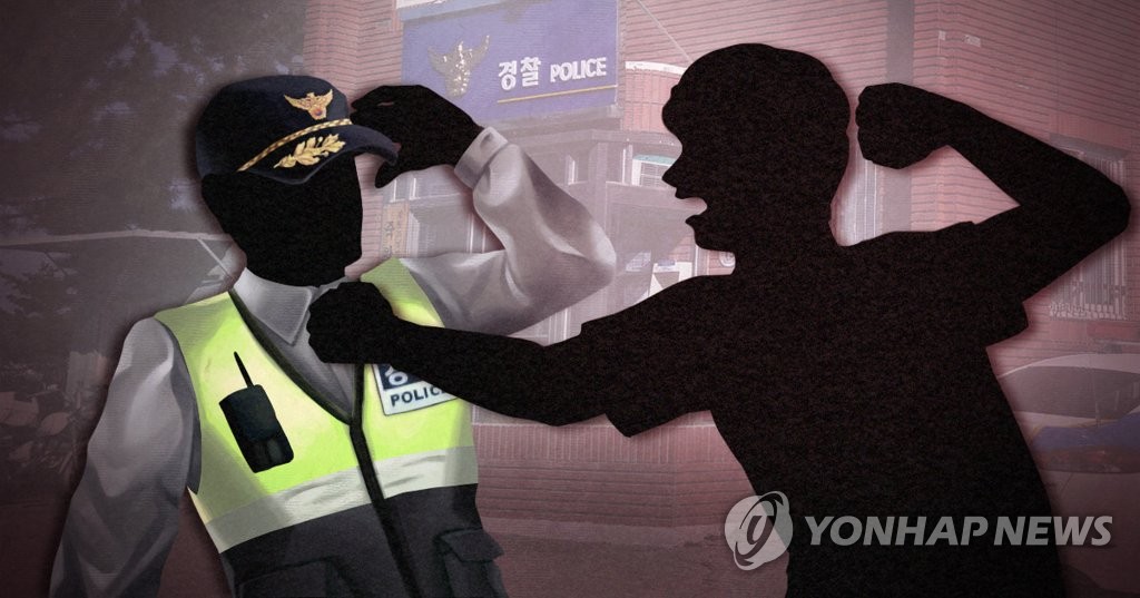 술 취해 경찰관 폭행한 30대 징역 8개월…"동종 전과 고려"
