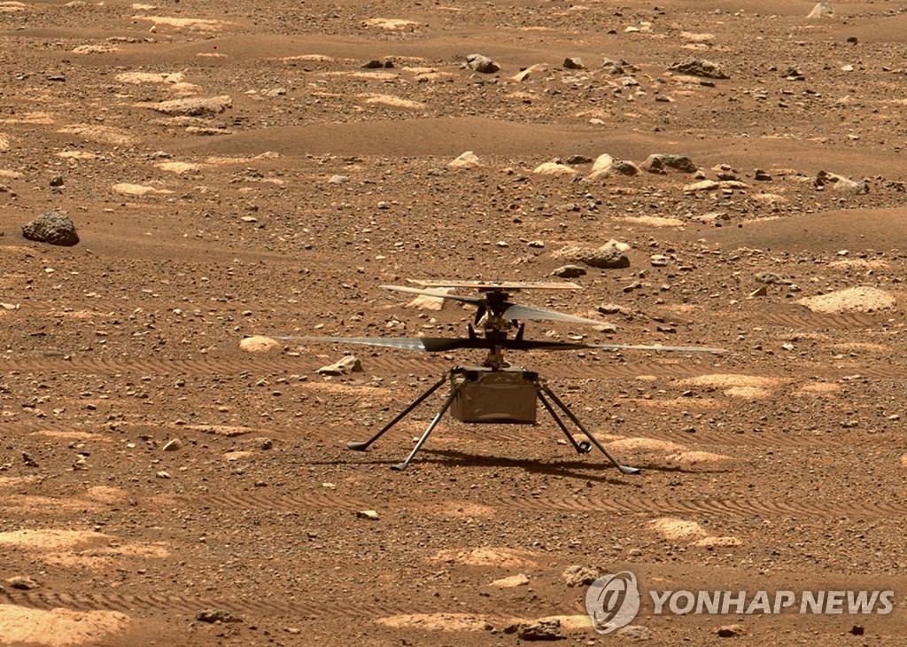 NASA 우주헬기 화성서 동력 비행 성공…지구 밖 행성서 처음