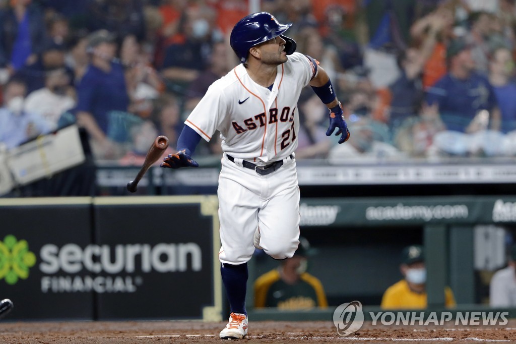 MLB 알투베, 코로나19 양성→ 복귀…경기는 다음 주에