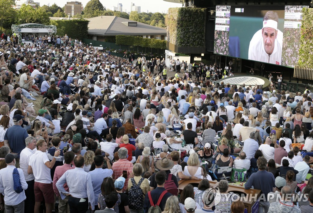6월 윔블던 테니스 대회, 수용 인원 25% 이상 관중 입장 계획