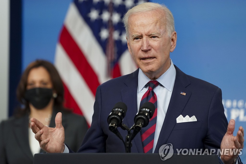 바이든 "중국은 기다리지 않는다" 인프라투자·증세 정당성 호소(종합)